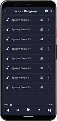 Sparrow Sounds android App screenshot 1